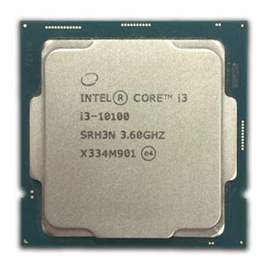 تصویری از روبروی سی پی یو cpu intel core i3 10100 نسل ۱۰